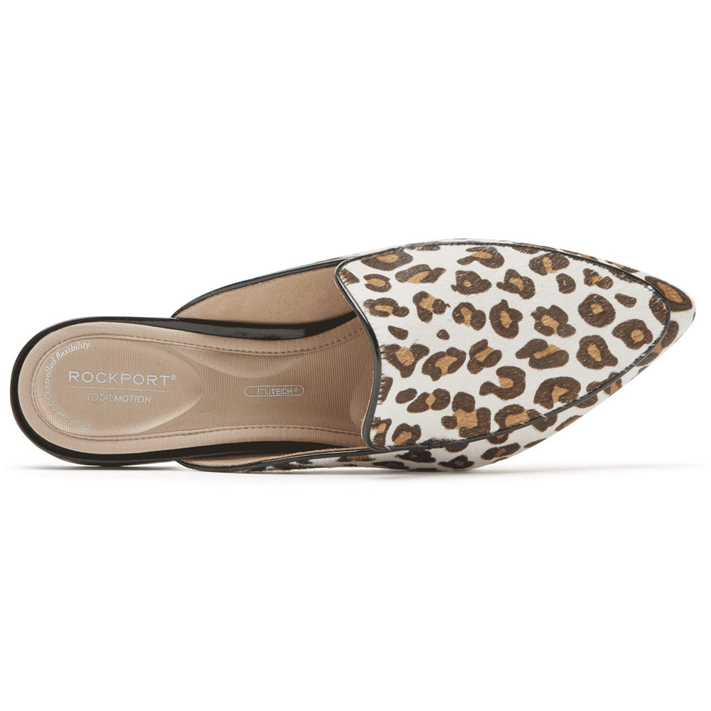 Slip-Ons Rockport Mujer Mexico - Total Motion Zuly Leopardo - UIGLF0345